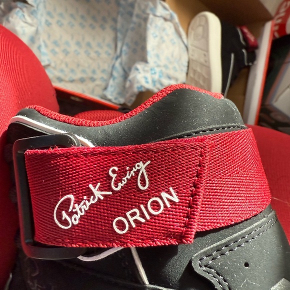 Patrick Ewing Black and Red Men's Sneakers both or 25 single - Picture 5 of 10